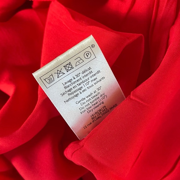 Sezane Olymea Scarlet Ruffle Dress - Picture 10 of 10